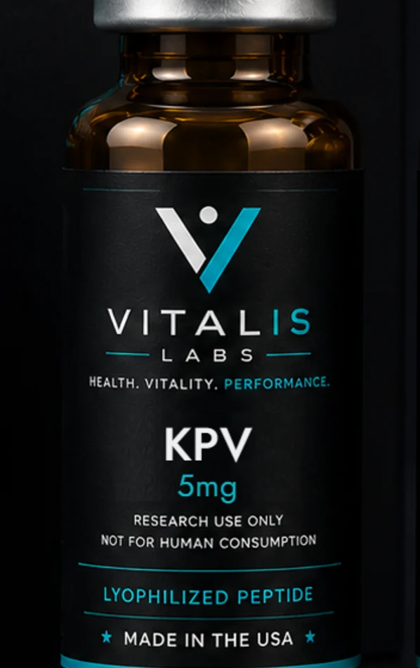 Vitalis Labs vial labelled KPV, 5 mg.