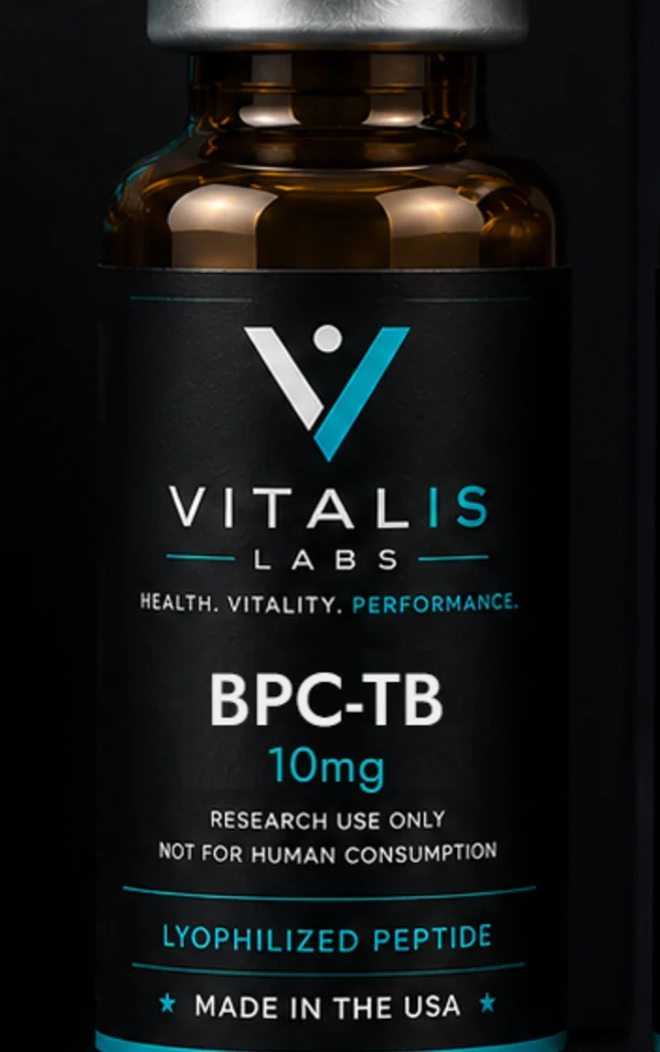 Vitalis Labs vial labelled BPC-TB, 10 mg.
