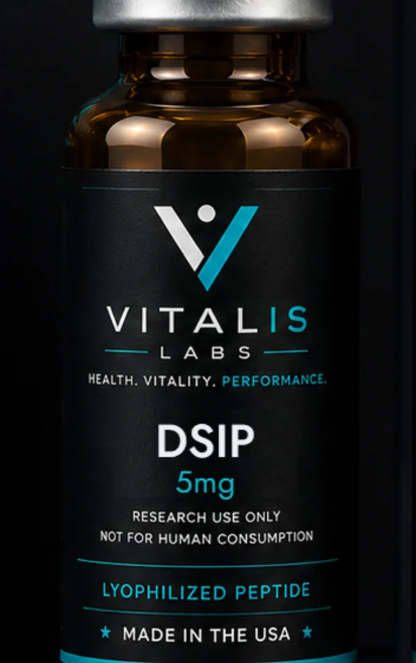 Vitalis Labs vial labelled DSIP, 5 mg.